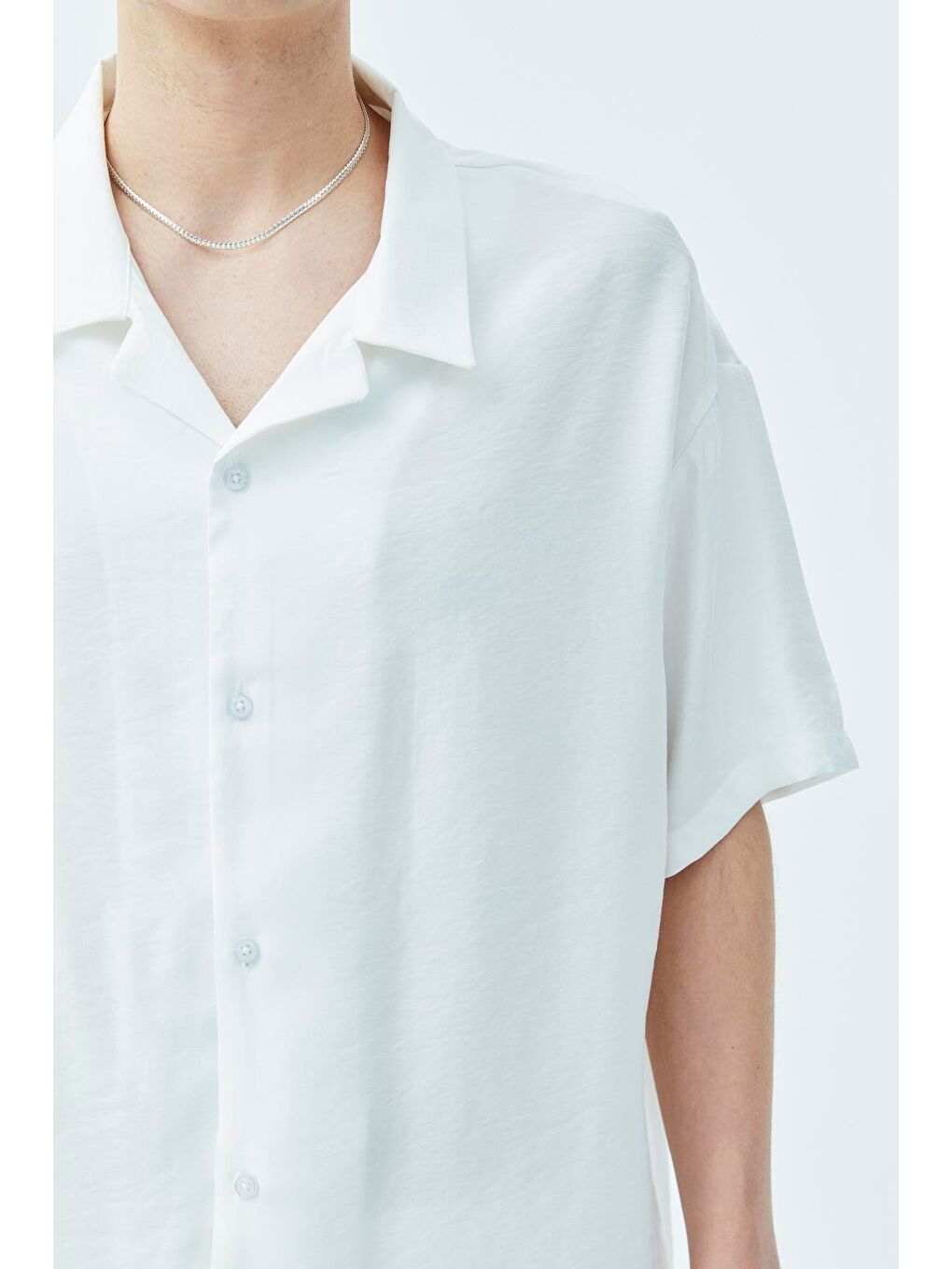 Basıc Oversize Keten Takım Ekru-2