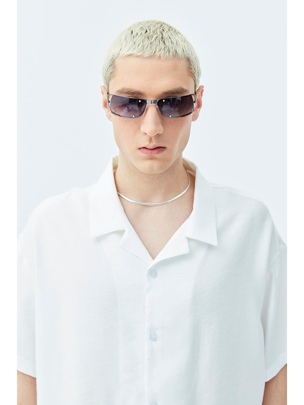 Basıc Oversize Keten Takım Ekru-7