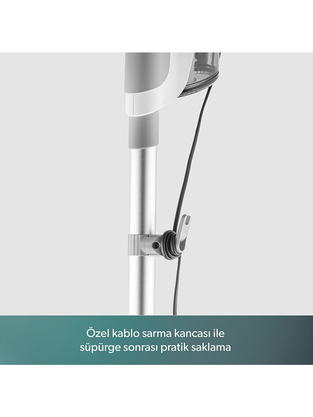 Dustroyer 1272H 2 in 1 Kablolu Dikey Süpürge Beyaz Gri-3