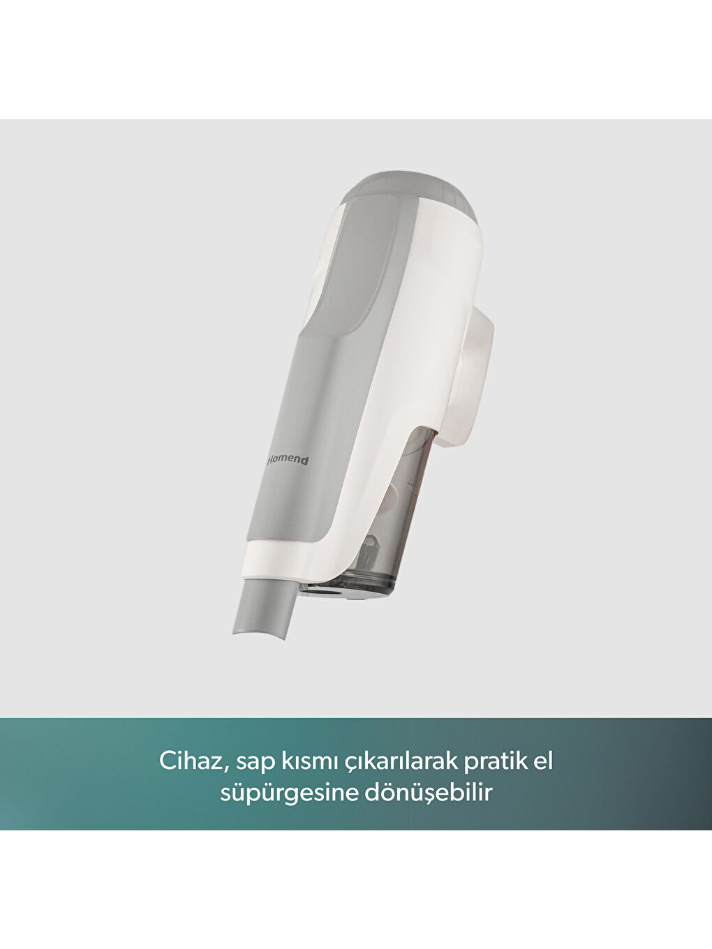 Dustroyer 1272H 2 in 1 Kablolu Dikey Süpürge Beyaz Gri-4