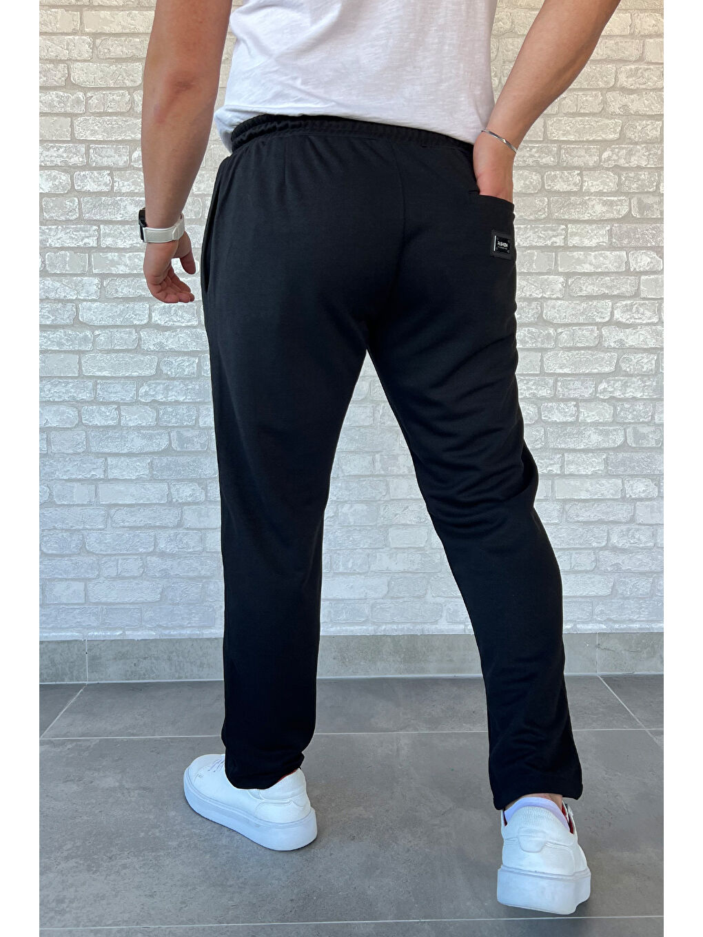 Mishar İtalia Siyah Bel Lastikli Erkek Jogger Pantolon - 2