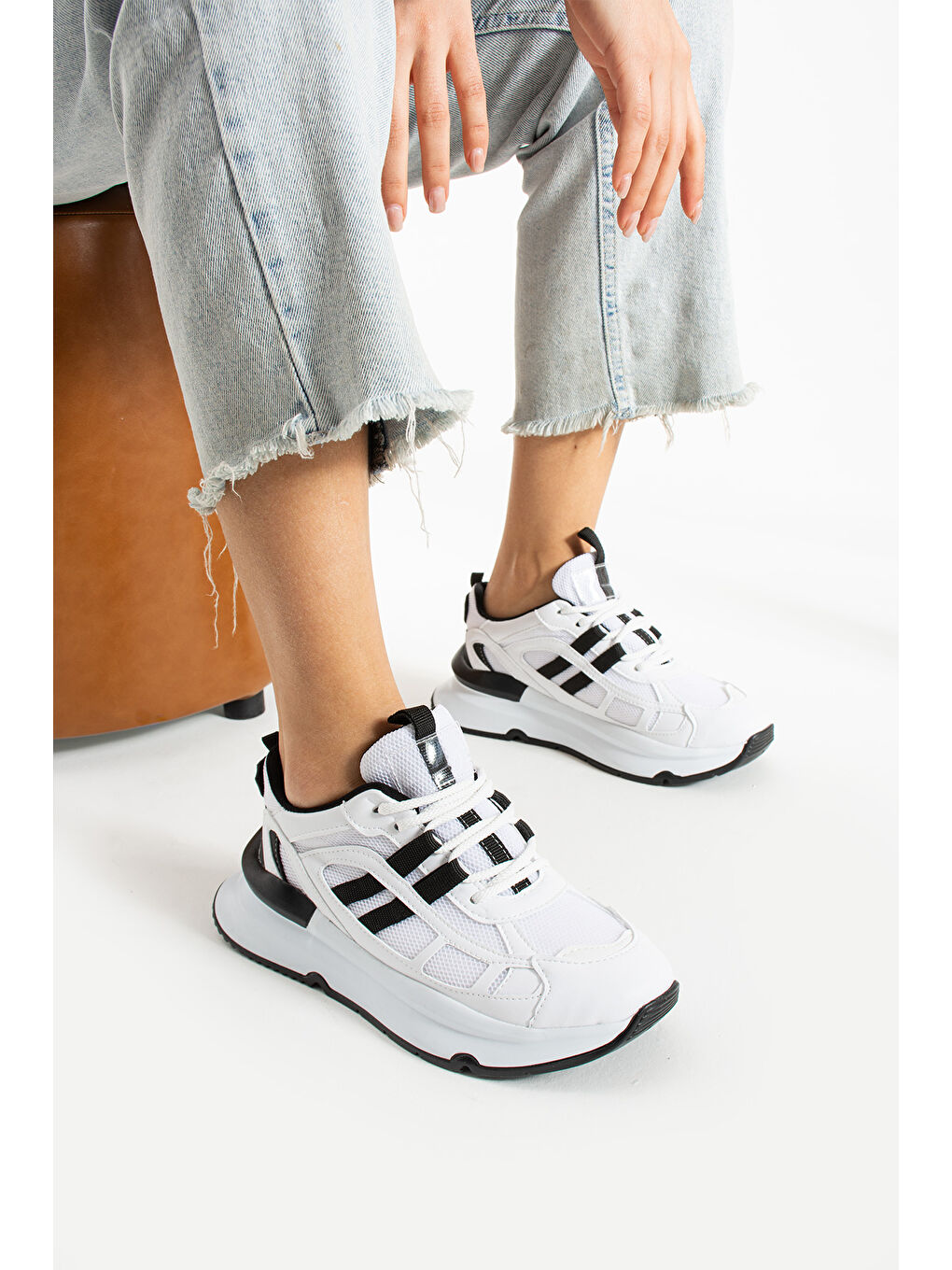 Siyah KADIN SPOR AYAKKABI-2