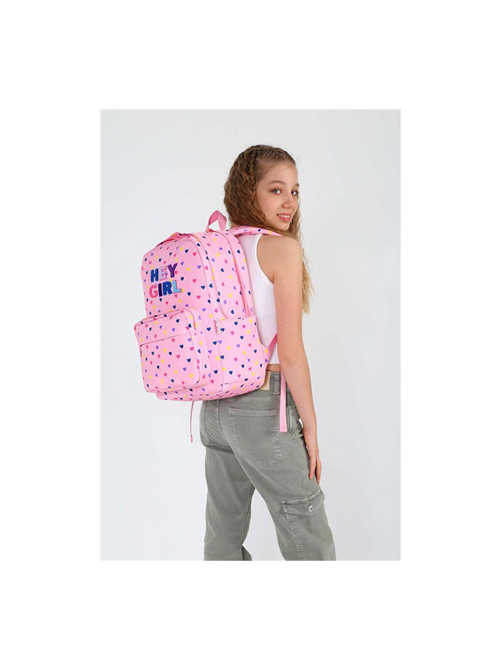 Punch Sırt Çantası Pink K1736-1