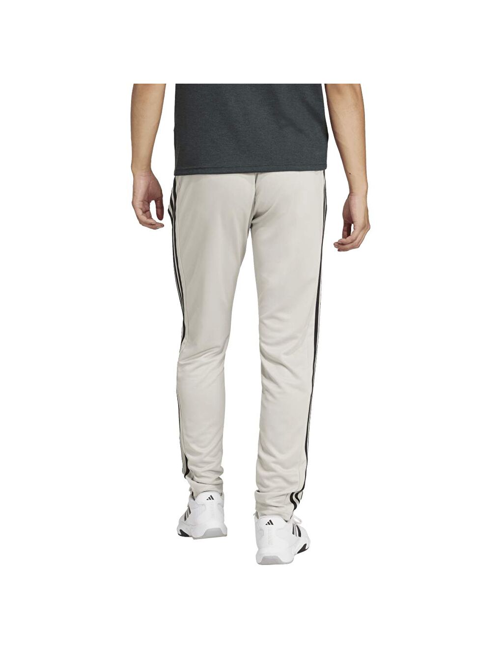 Training Essentials Base 3 Stripes Erkek Bej Eşofman Altı-1