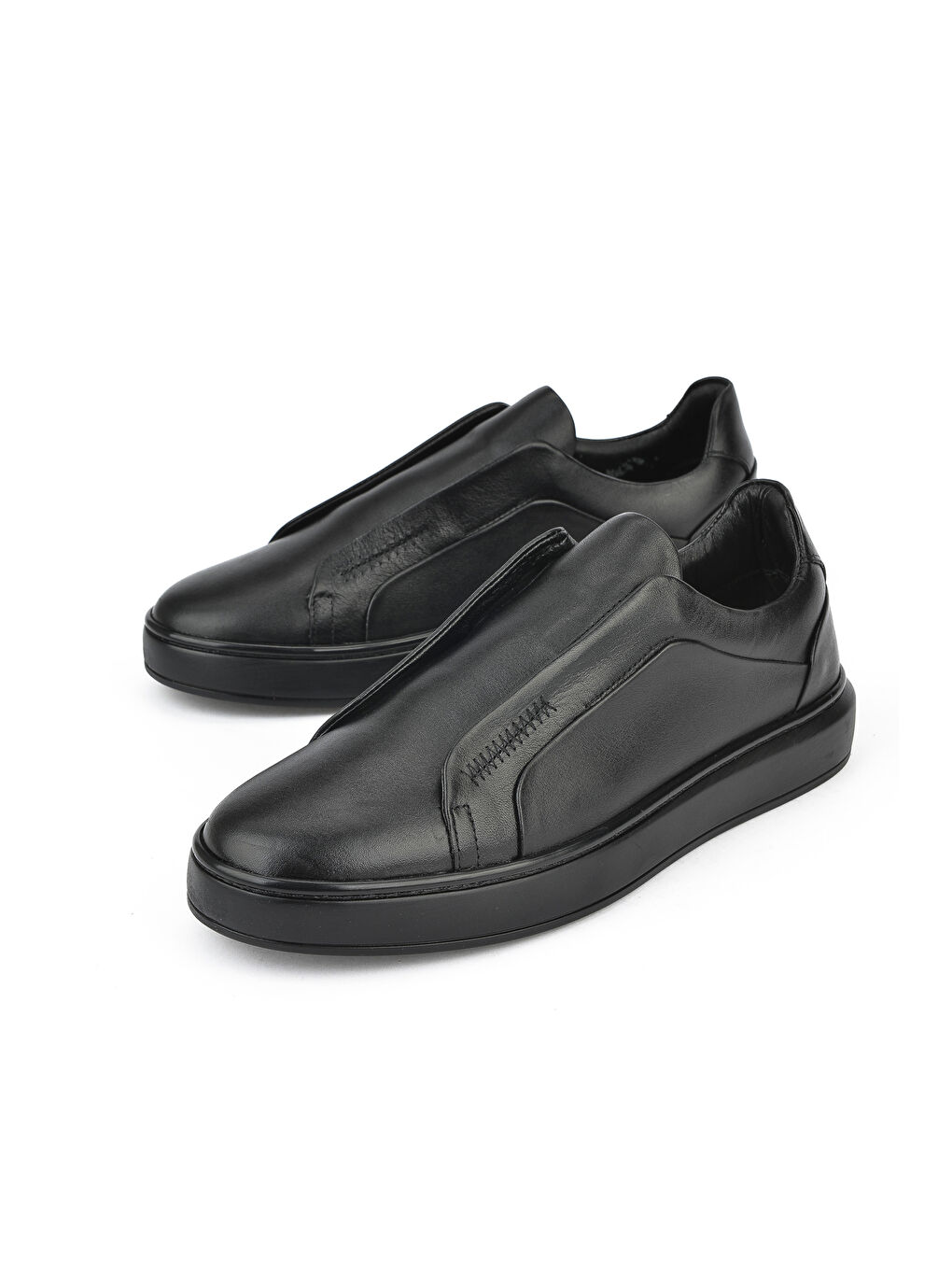 Erkek Hakiki Deri Sneaker 143983Z060 Siyah
