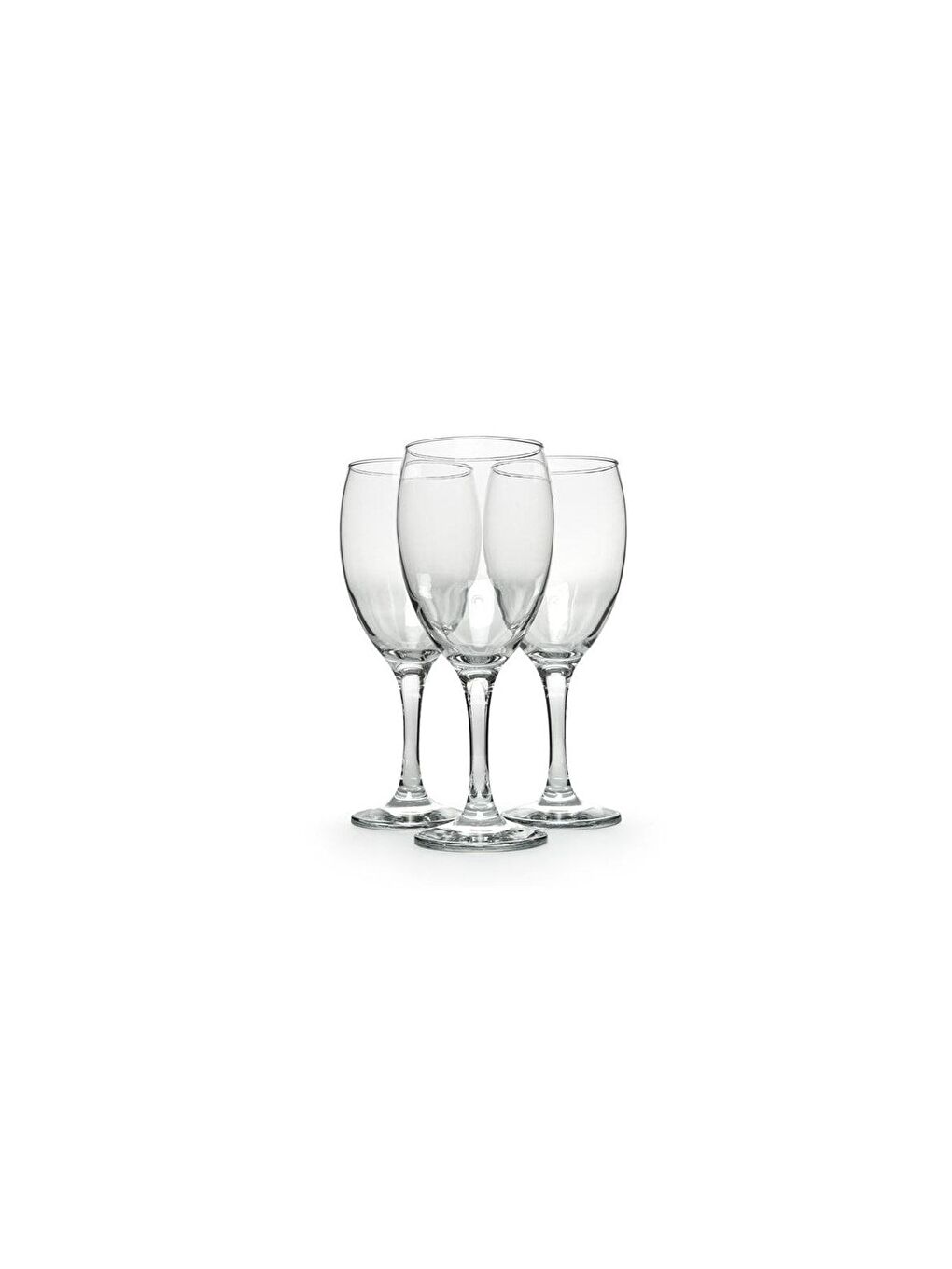 Renksiz Amber Kadehi 365cc 6x20cm 3 lü   440265