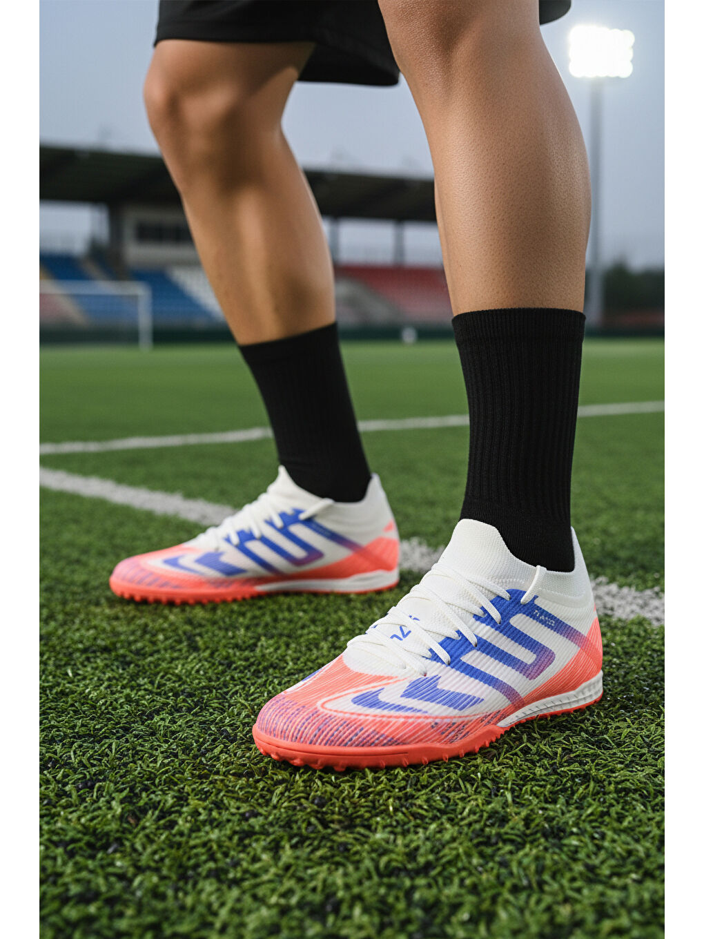 Beyaz Bilekten Lastikli Bağcıklı Unisex Krampon GH-252-149 G-2