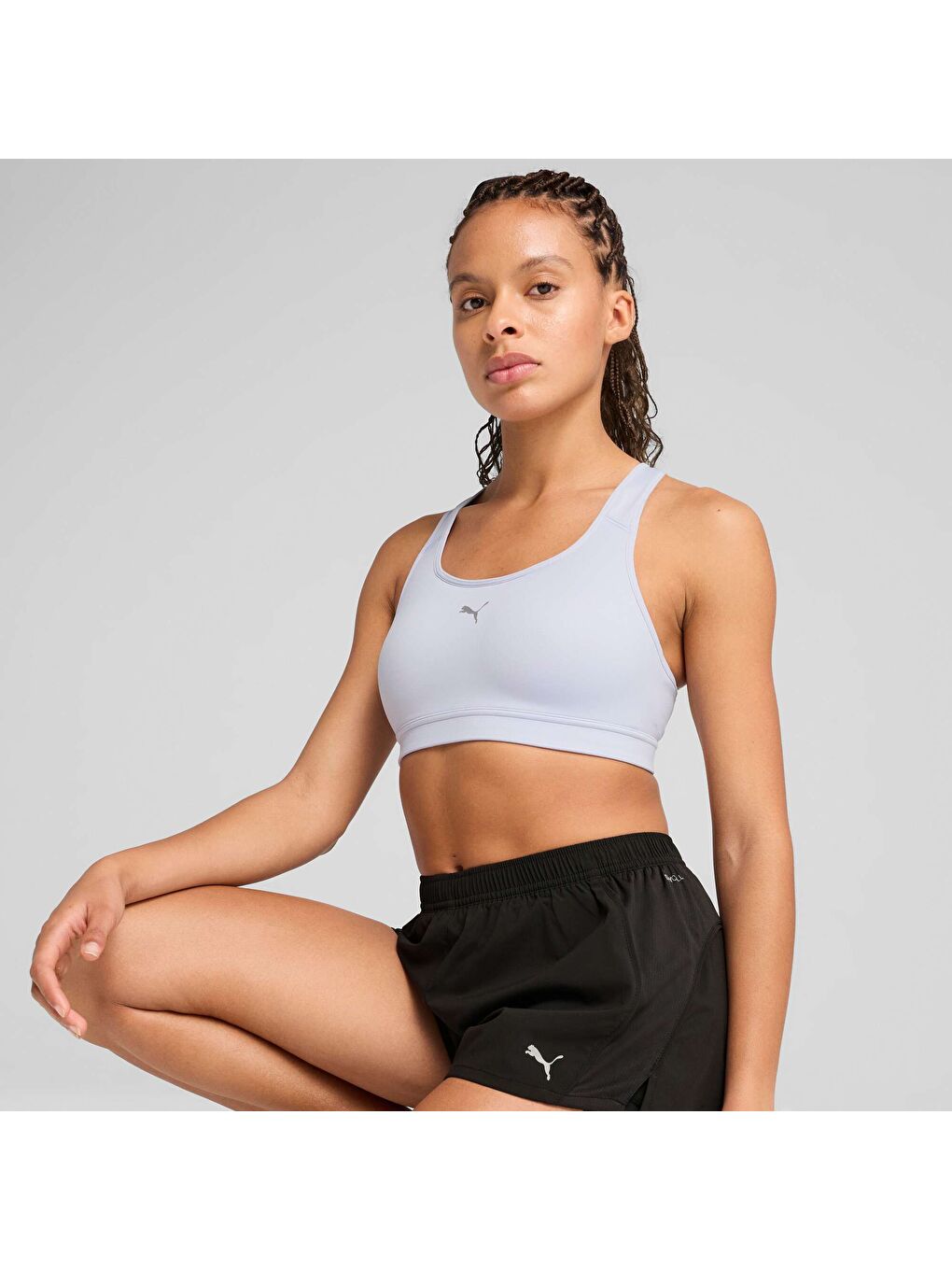 Mavi 4KEEPS Kadın Spor Sütyeni-5