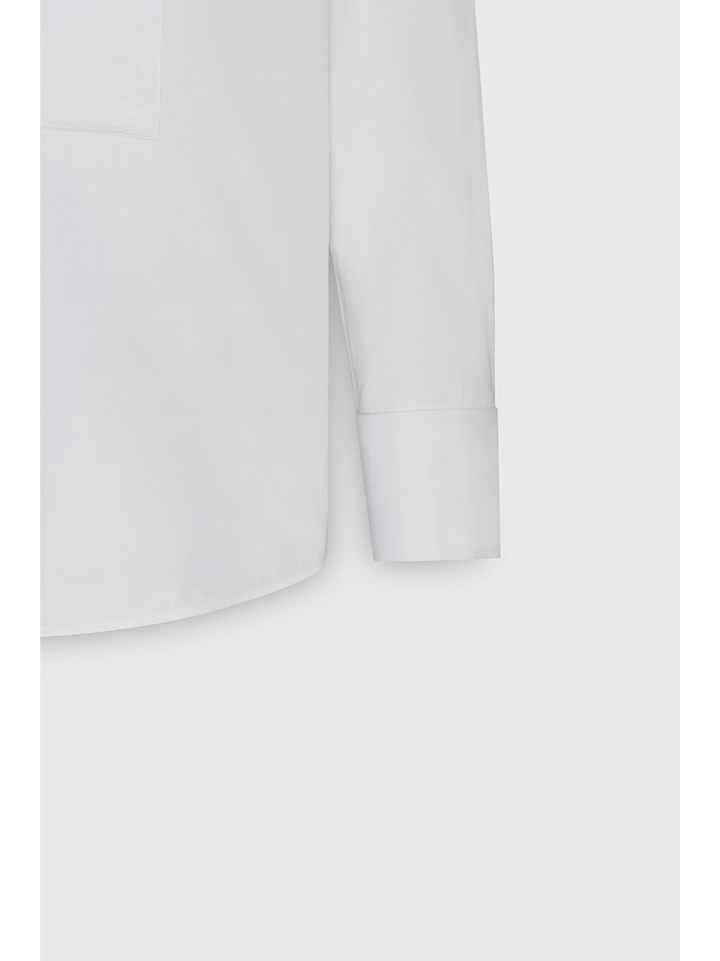 Erkek Beyaz Slim Fit Dar Kesim Ata Yaka Kolay Kırışmayan %100 Pamuk Gömlek-7