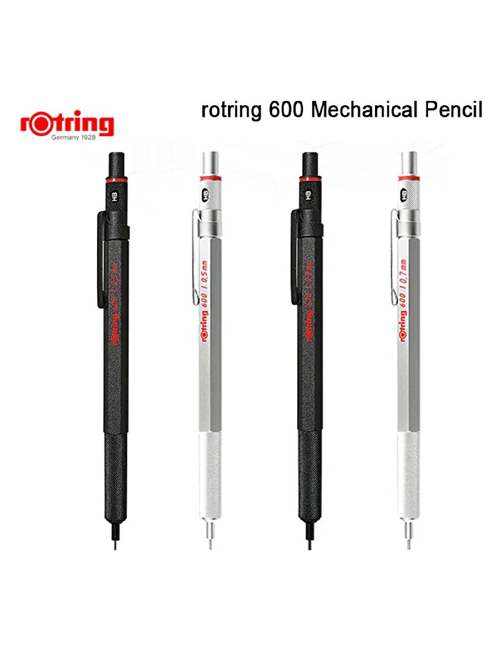 Rotring Gümüş 600 Versatil Kalem 0.7 Gümüş 1904444 - 7