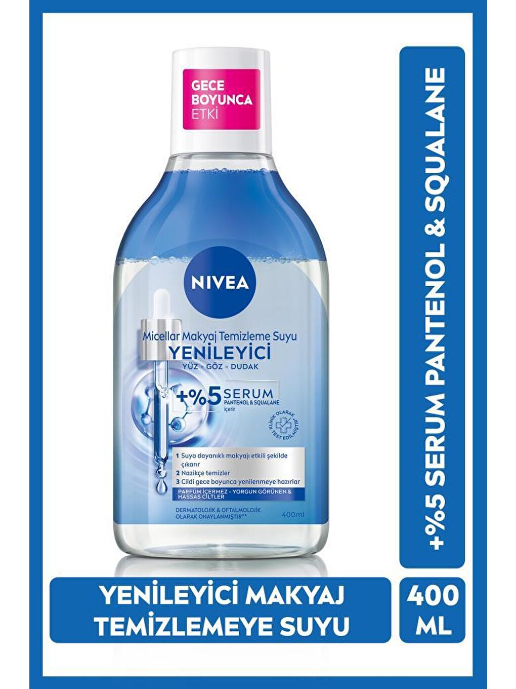 NIVEA Yenileyici Micellar Makyaj Temizleme Suyu 400 ml