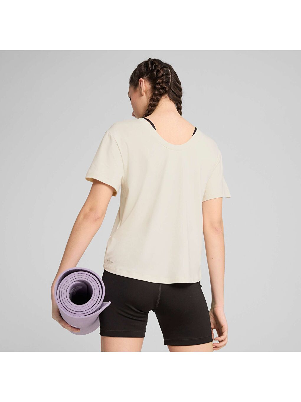 Beyaz MOVE CLOUDSPUN Kadın Bol Kesim Tişört-1