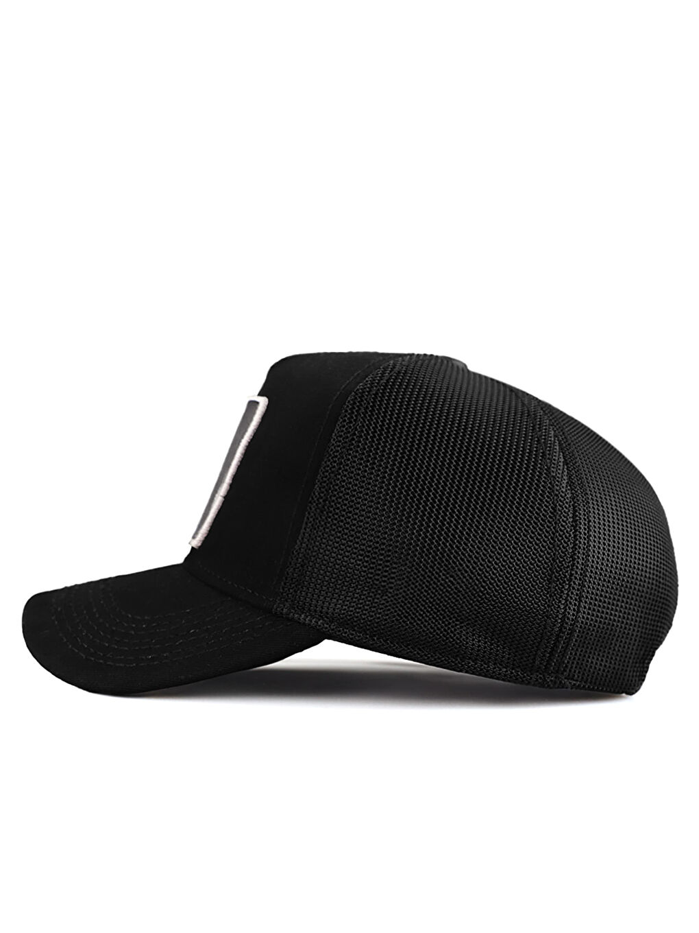 BlackBörk Bordo V1 Trucker B Harf - 2sb Kod Logolu Unisex Siyah Şapka (CAP) - 3