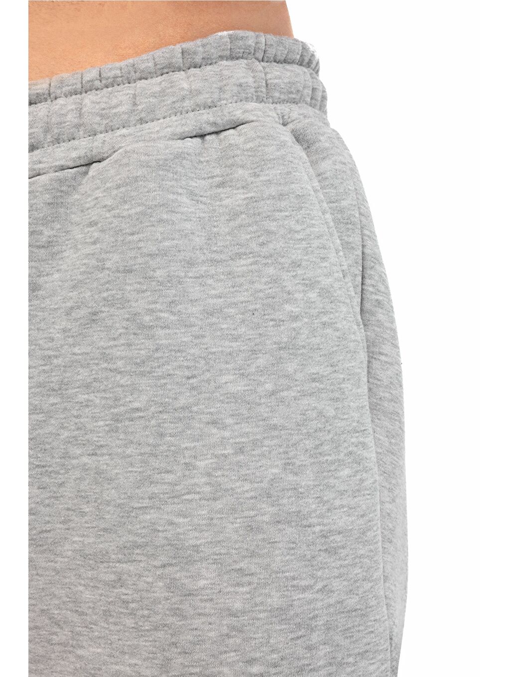 Gri MB 22OVERSN326 5PR A GRI MEL Erkek Eşofman Altı-3