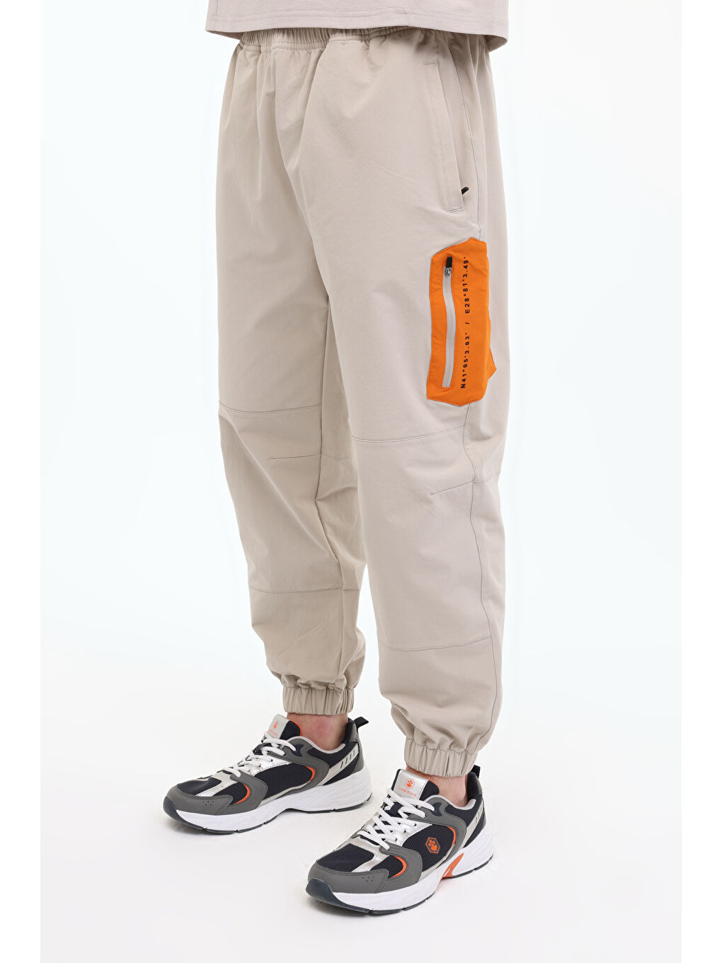 Gri ML STAR 22OTD1-08 5FX Taş Rengi Erkek Eşofman Altı