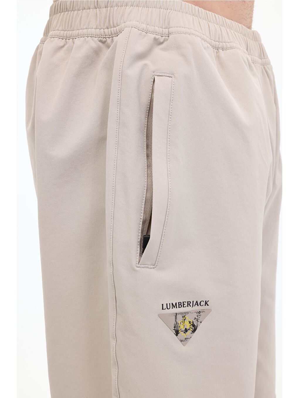 Gri ML STAR 22OTD1-08 5FX Taş Rengi Erkek Eşofman Altı-4