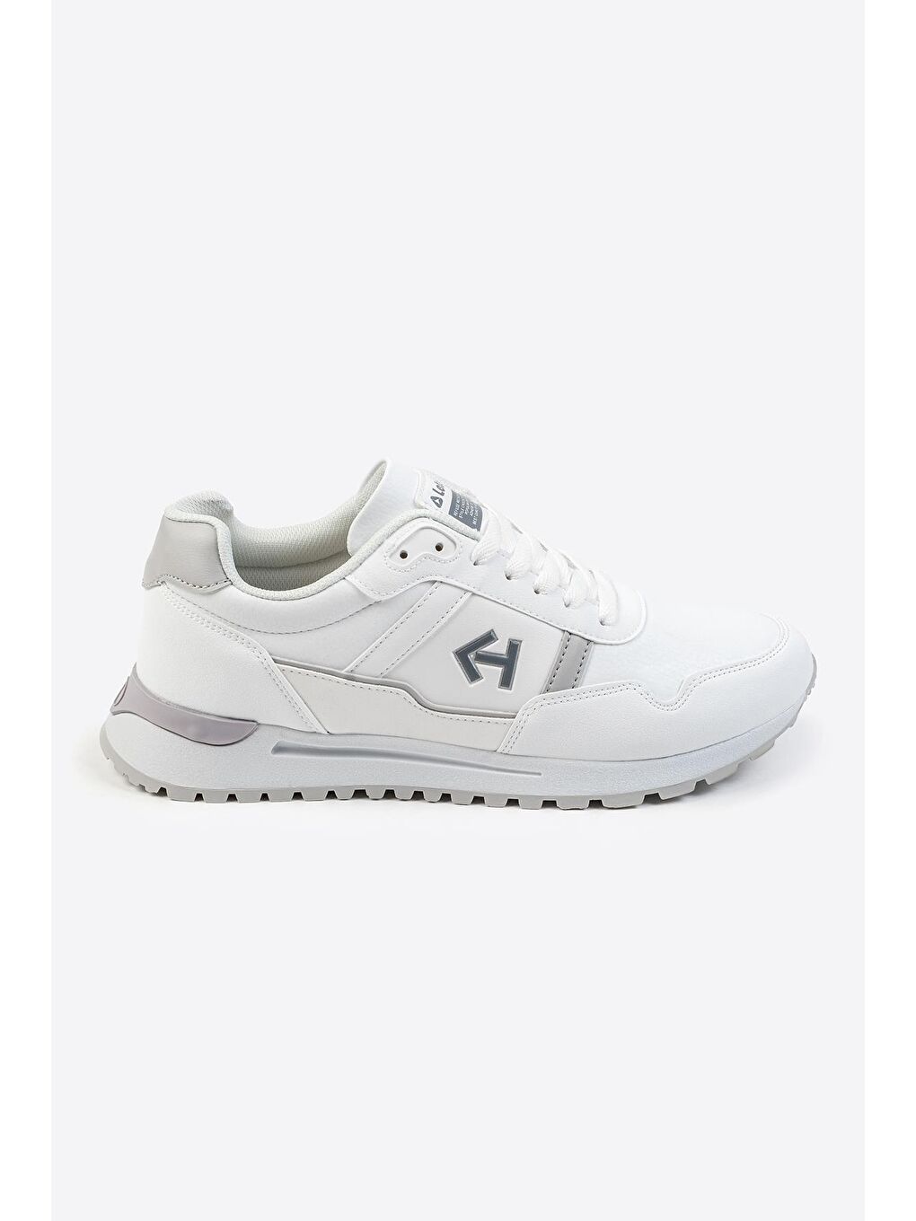 Beyaz Logo Baskılı Erkek Premium Sneaker