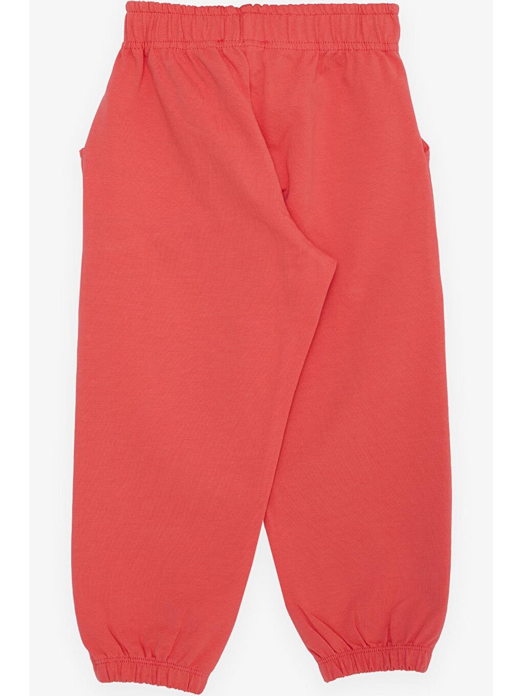 Kırmızı Kız Çocuk Alt Sevimli Dinozor & Kelebek Nakış Baskılı Narçiçeği (1-4 Yaş)-1