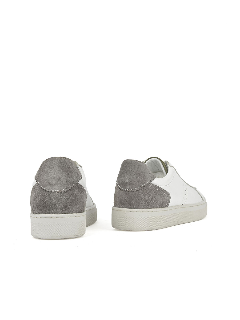 Erkek Hakiki Deri Sneaker 1431026Z380 Beyaz-2