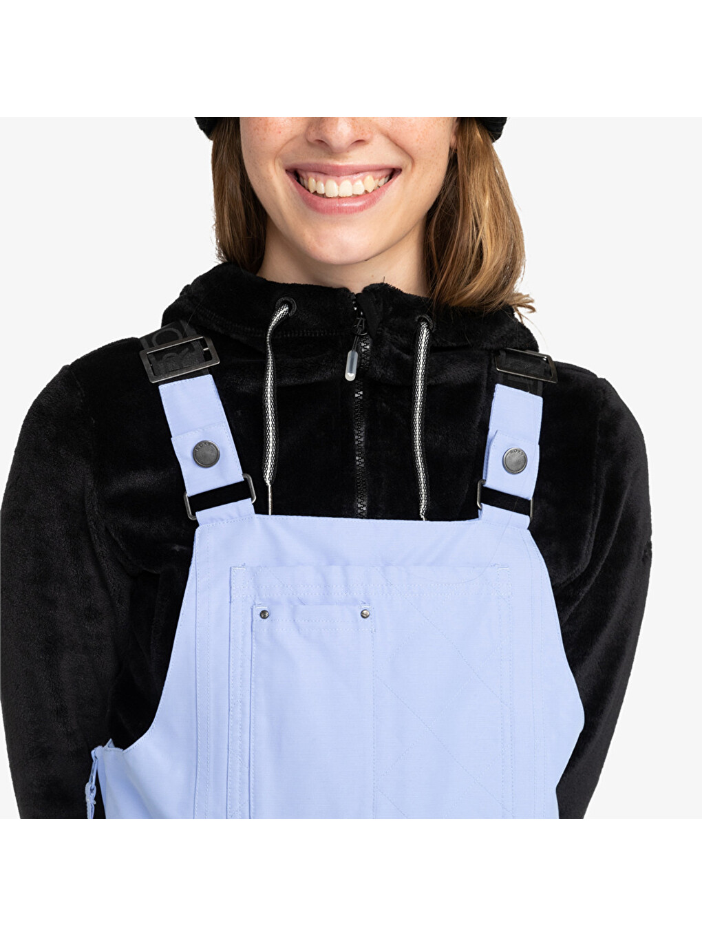 Siyah Rideout Bib Pt Kadın Mor Snowboard Pantolonu-2