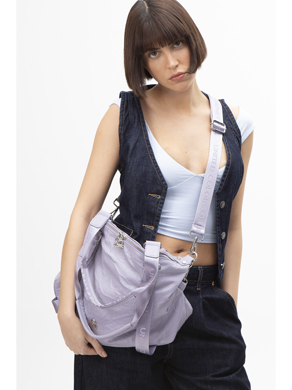 Kadin Kol Çantasi Lila BNT1470-1