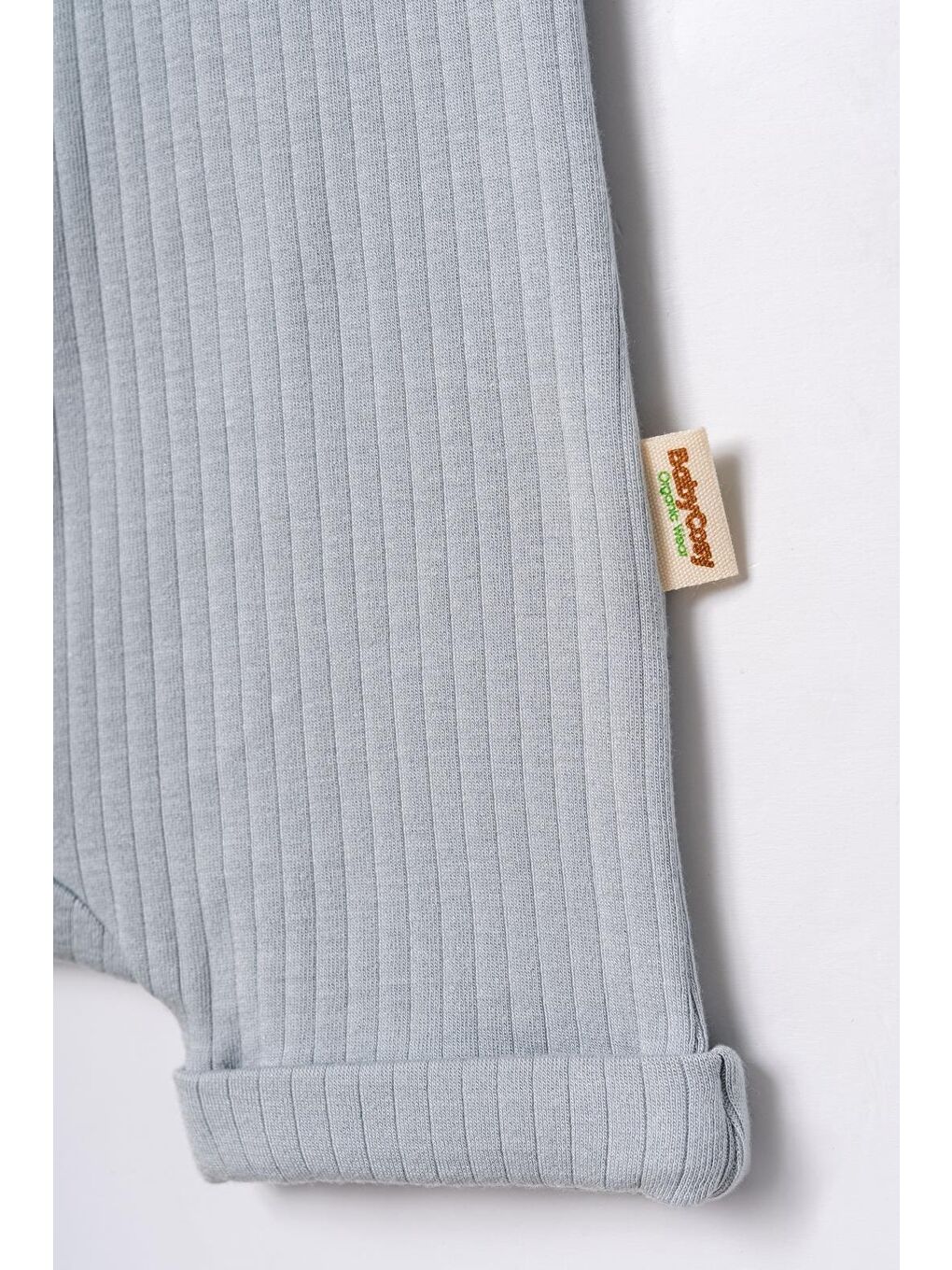 Turkuaz Bebek Şort Kollu Tulum, %100 Organik Pamuk, Bebek ve Yenidoğan Serisi - CSYM31115-8