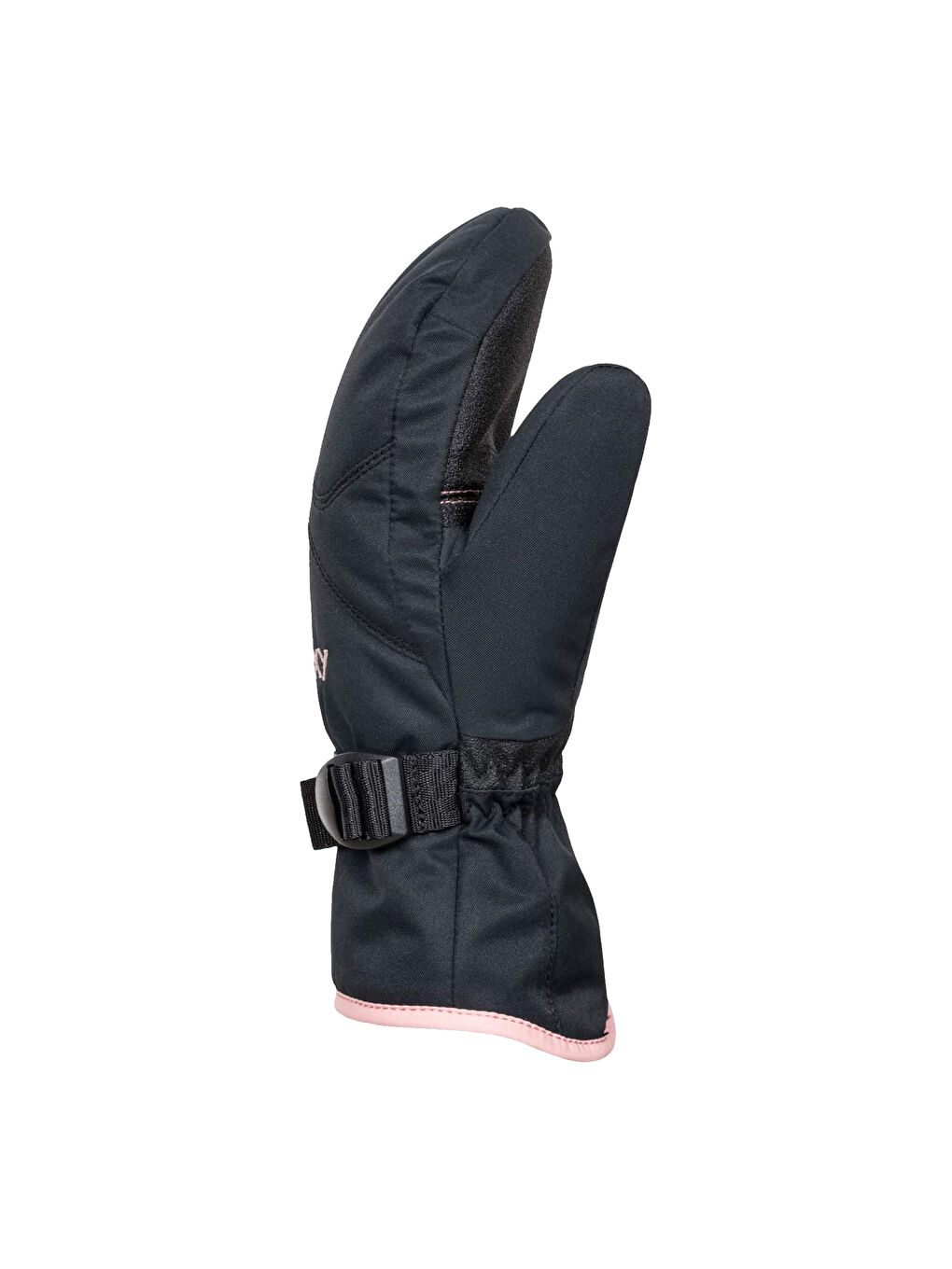 Jetty Solid Mitt Kız Çocuk Siyah Eldiven-1