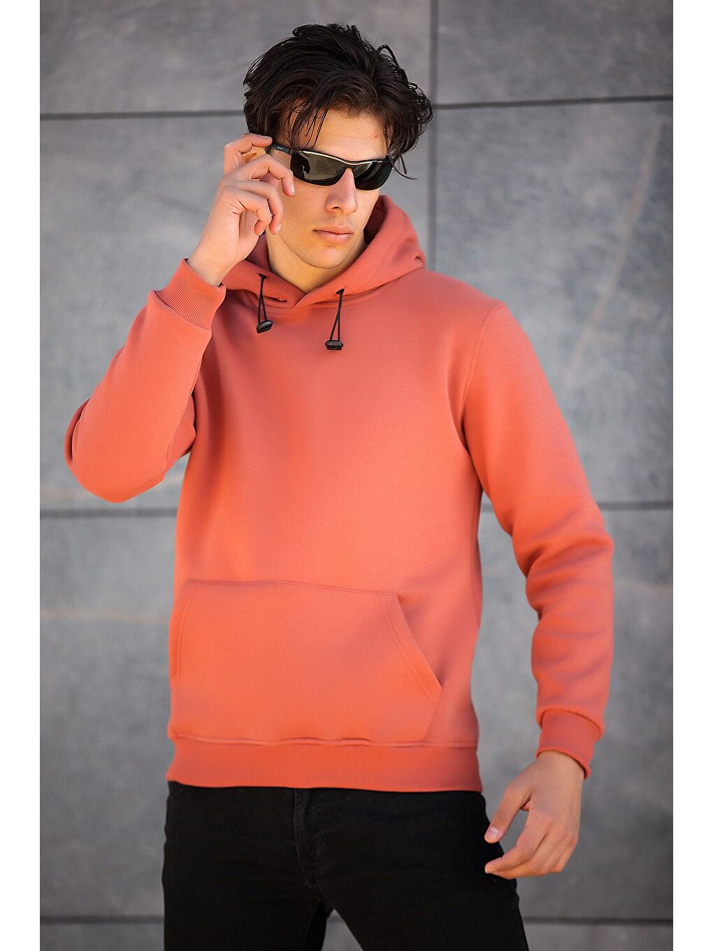 Miron Somon Ready Nakışlı Sweatshirt Regular Fit-Somon - 2