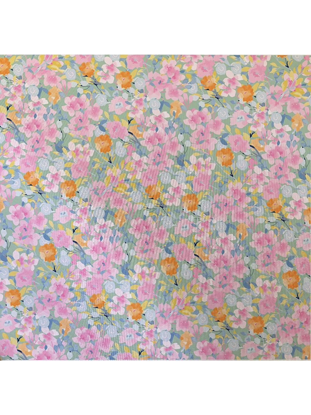 Karışık Çiçek Desenli Çarşafsız 2 li Takım Baskılı Tek Kişilik Nevresim Takımı 160x220 cm-2