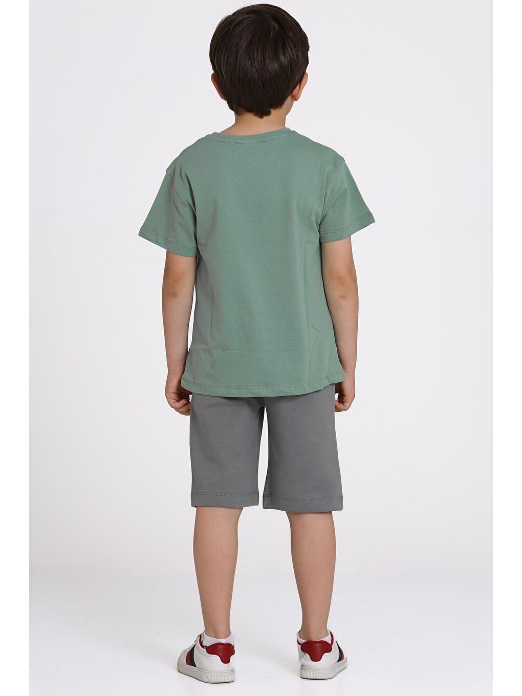Yeşil Baskılı 6-10 Yaş Takım - 81415-3-1