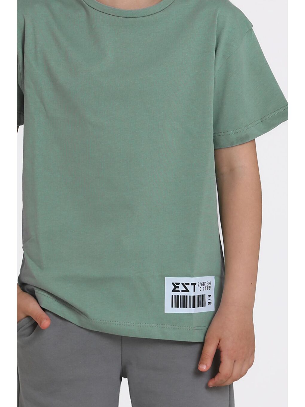 Yeşil Baskılı 6-10 Yaş Takım - 81415-3-4