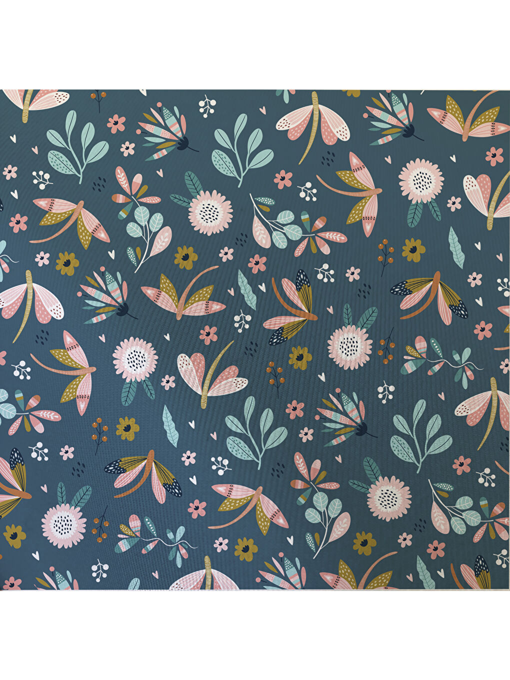 Karışık Çiçek Desenli Çarşafsız 2 li Takım Baskılı Tek Kişilik Nevresim Takımı 160x220 cm-2