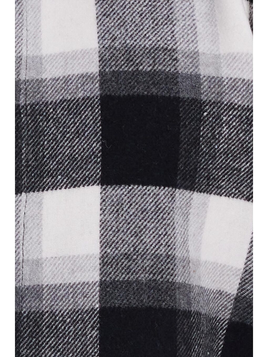 Karışık Erkek Slim Fit Dar Kesim Kareli Kışlık Oduncu Gömlek-4