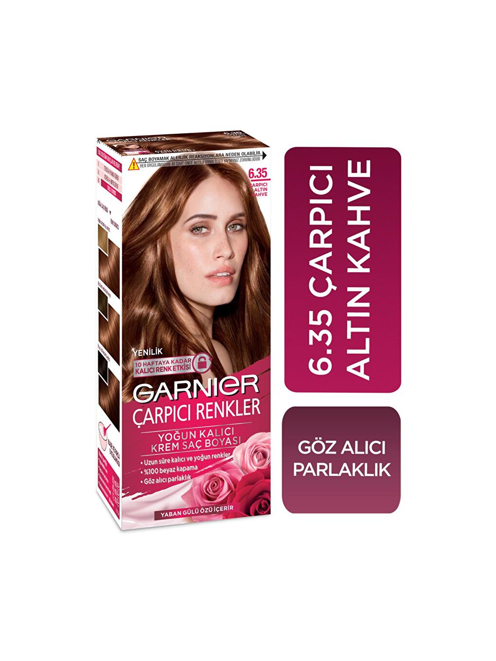 GARNIER Kahverengi Çarpıcı Renkler 6.35 Çarpıcı Altın Kahve