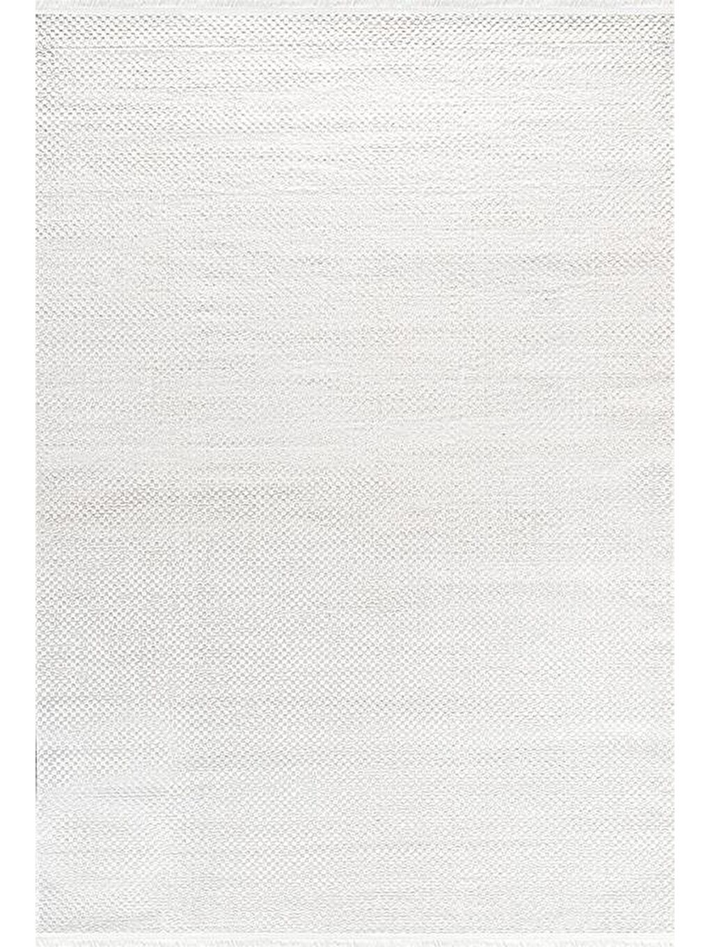 Beyaz Mirissa 9413 Akrilik Dokuma Halı Salon Oturma Odası Halısı-100x300-2