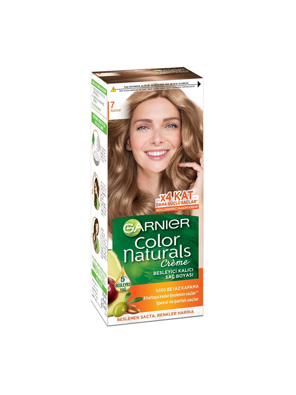 GARNIER Kahverengi Color Naturals Saç Boyası 7 Kumral