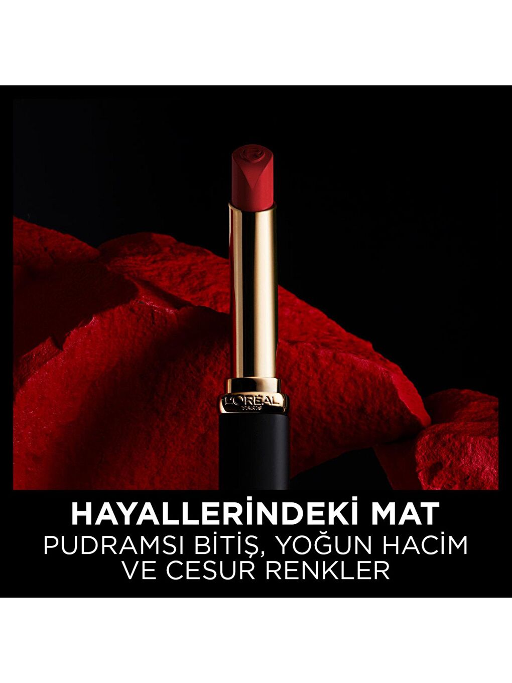 L'Oreal Paris Kırmızı Color Riche Colors of Worth Intense Volume Matte Ruj - 200 Orange Stand Up - 4