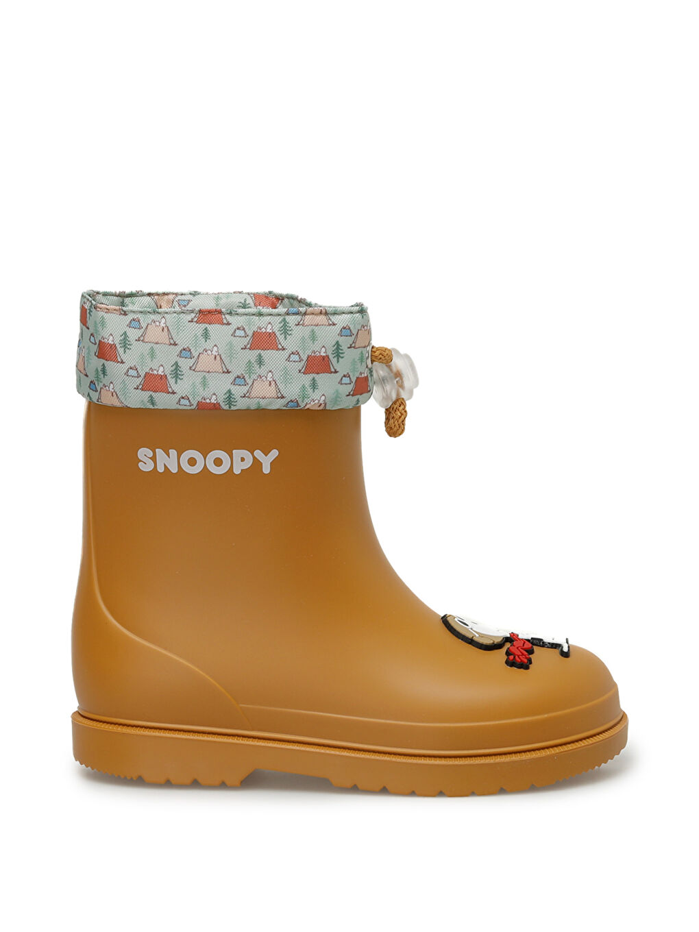 Kahverengi W10277 BIMBI SNOOPY Karamel Erkek Çocuk Yağmur Çizmesi