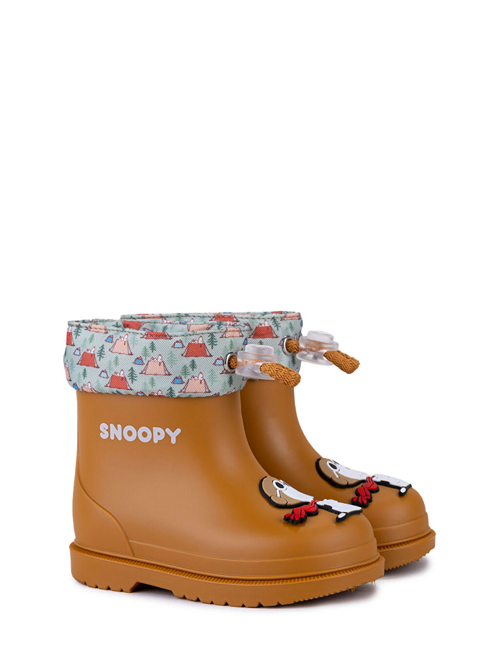 Kahverengi W10277 BIMBI SNOOPY Karamel Erkek Çocuk Yağmur Çizmesi-2