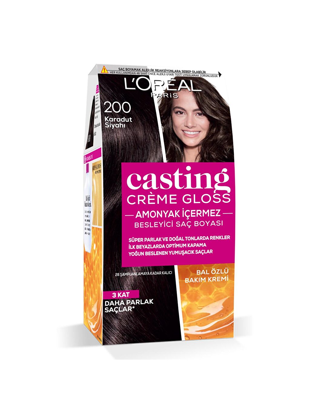 Casting Crème Gloss Saç Boyası - 200 Karadut Siyahı-8