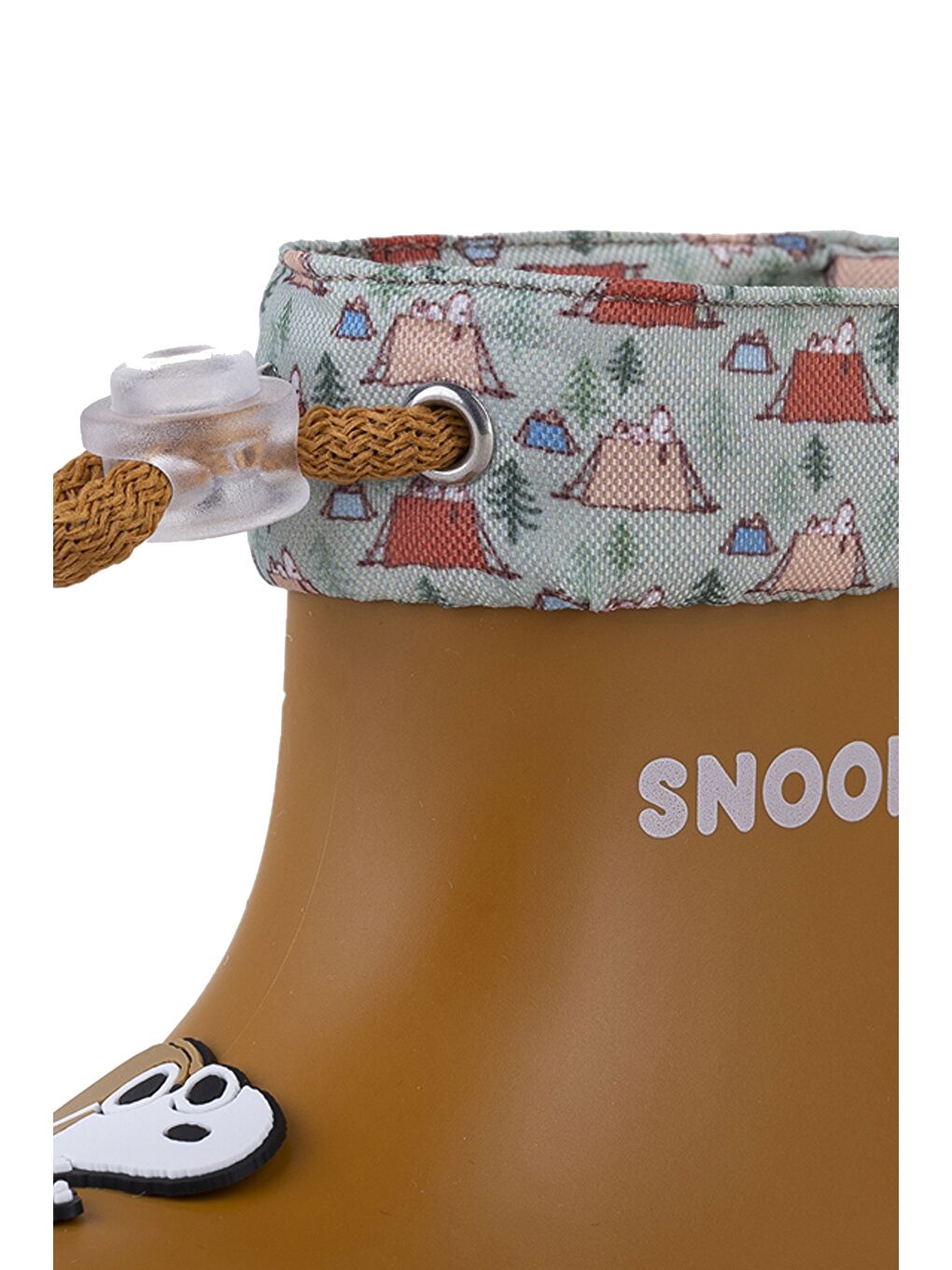 Kahverengi W10277 BIMBI SNOOPY Karamel Erkek Çocuk Yağmur Çizmesi-4