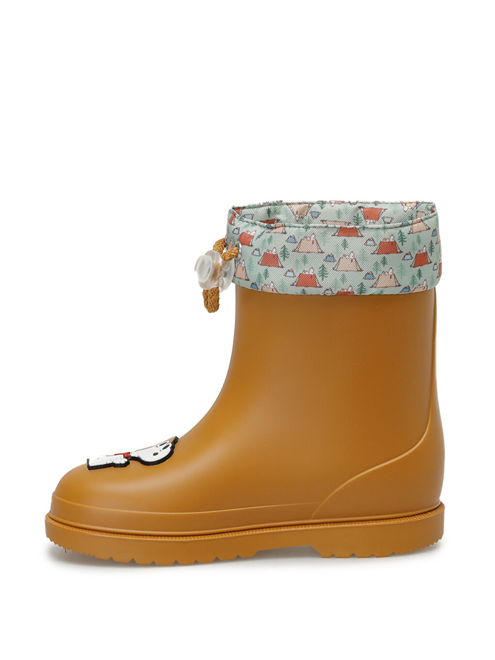 Kahverengi W10277 BIMBI SNOOPY Karamel Erkek Çocuk Yağmur Çizmesi-6