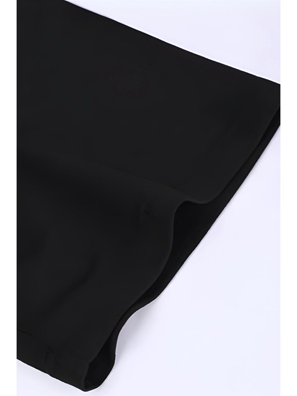 Siyah 90'S Baby Ön Baskılı Bisiklet Yaka Kadın Oversize Tshirt-1