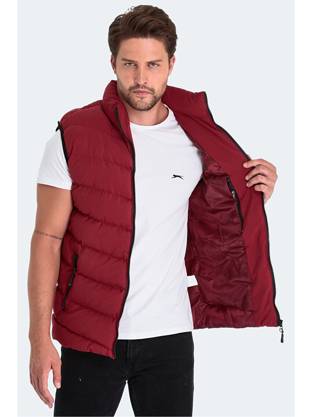 HIDRO Erkek Bordo Yelek-5