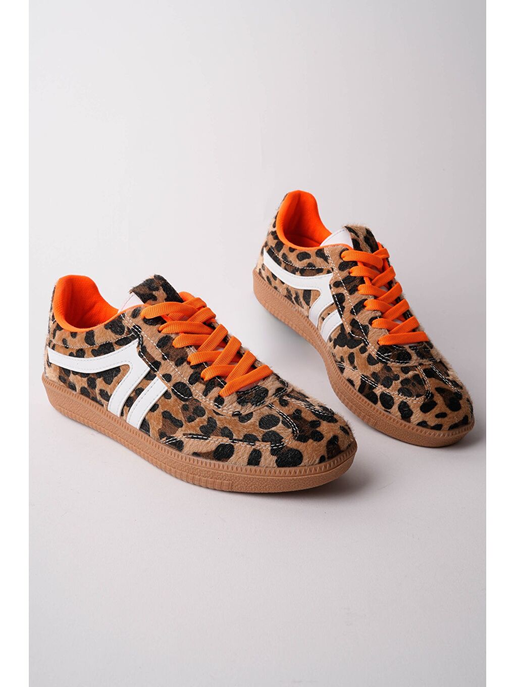 Sarı HUXLEY Çift Bağcıklı Günlük Kadın Sneaker Spor Ayakkabı-1