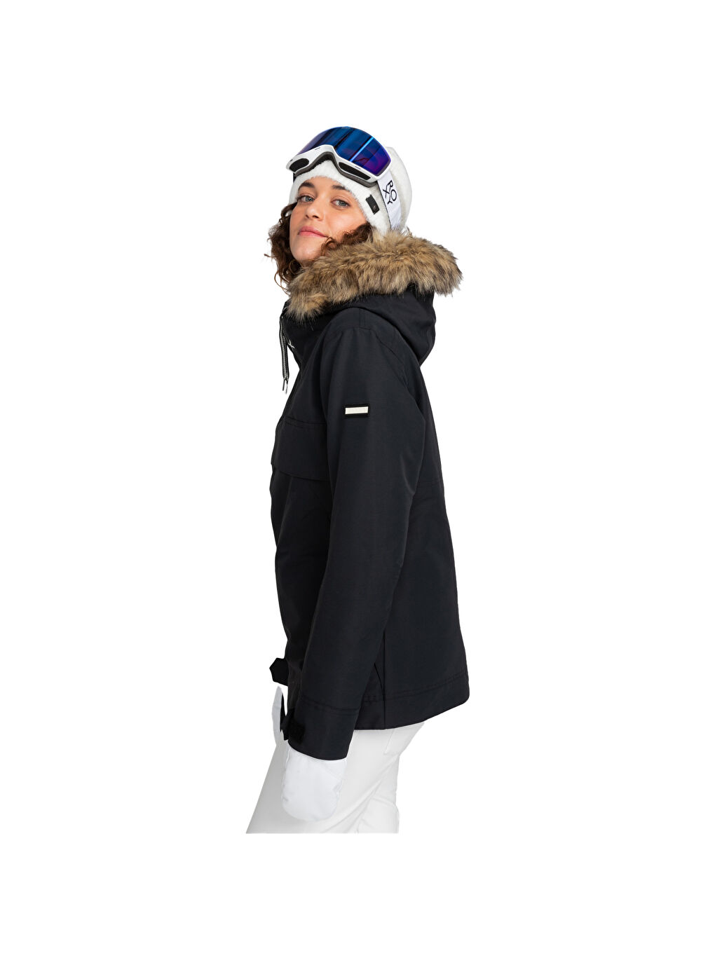 Shelter Kadın Siyah Snowboard Ceketi-2