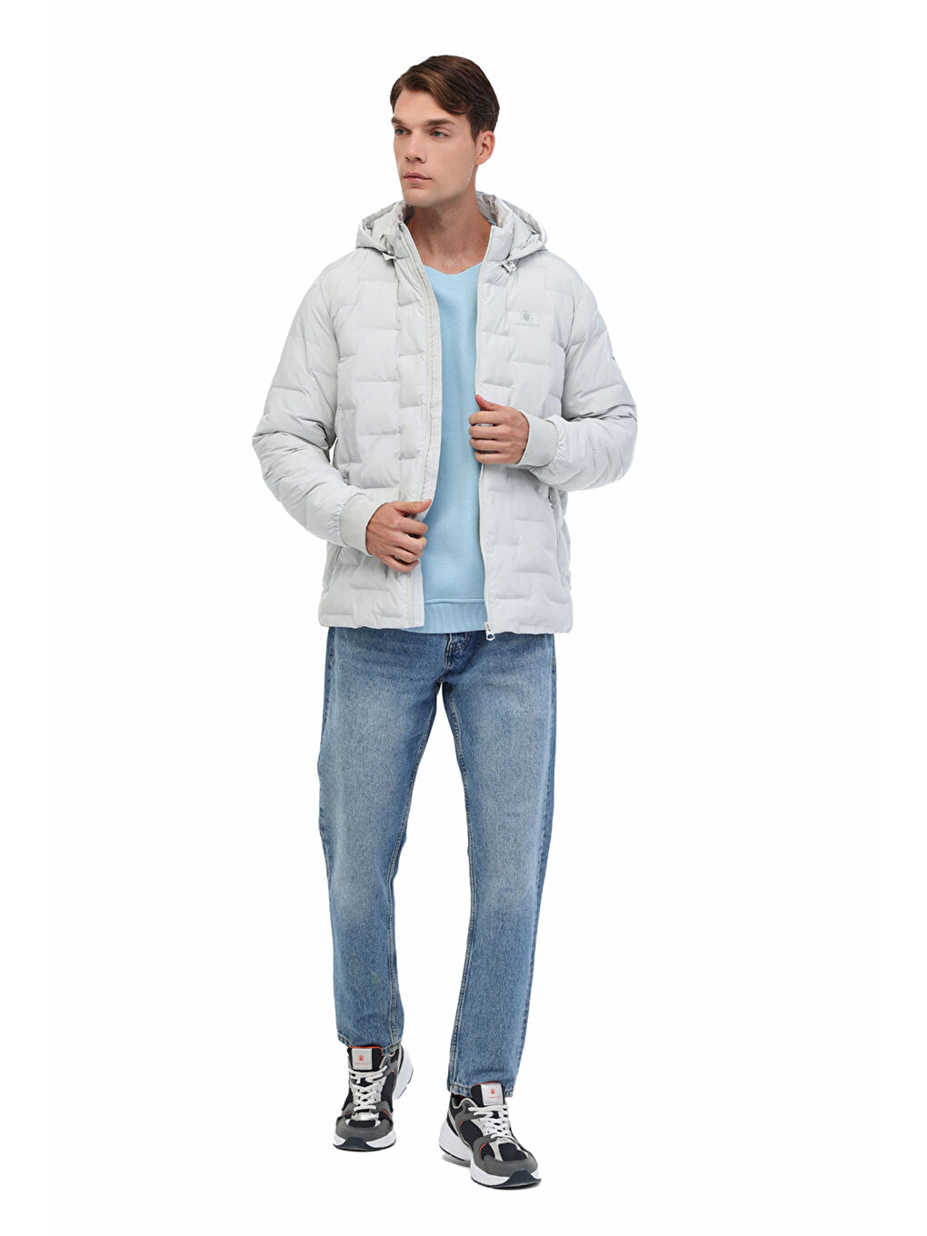 Karışık ML AMOTT COAT 5PR Gri Erkek Mont-2