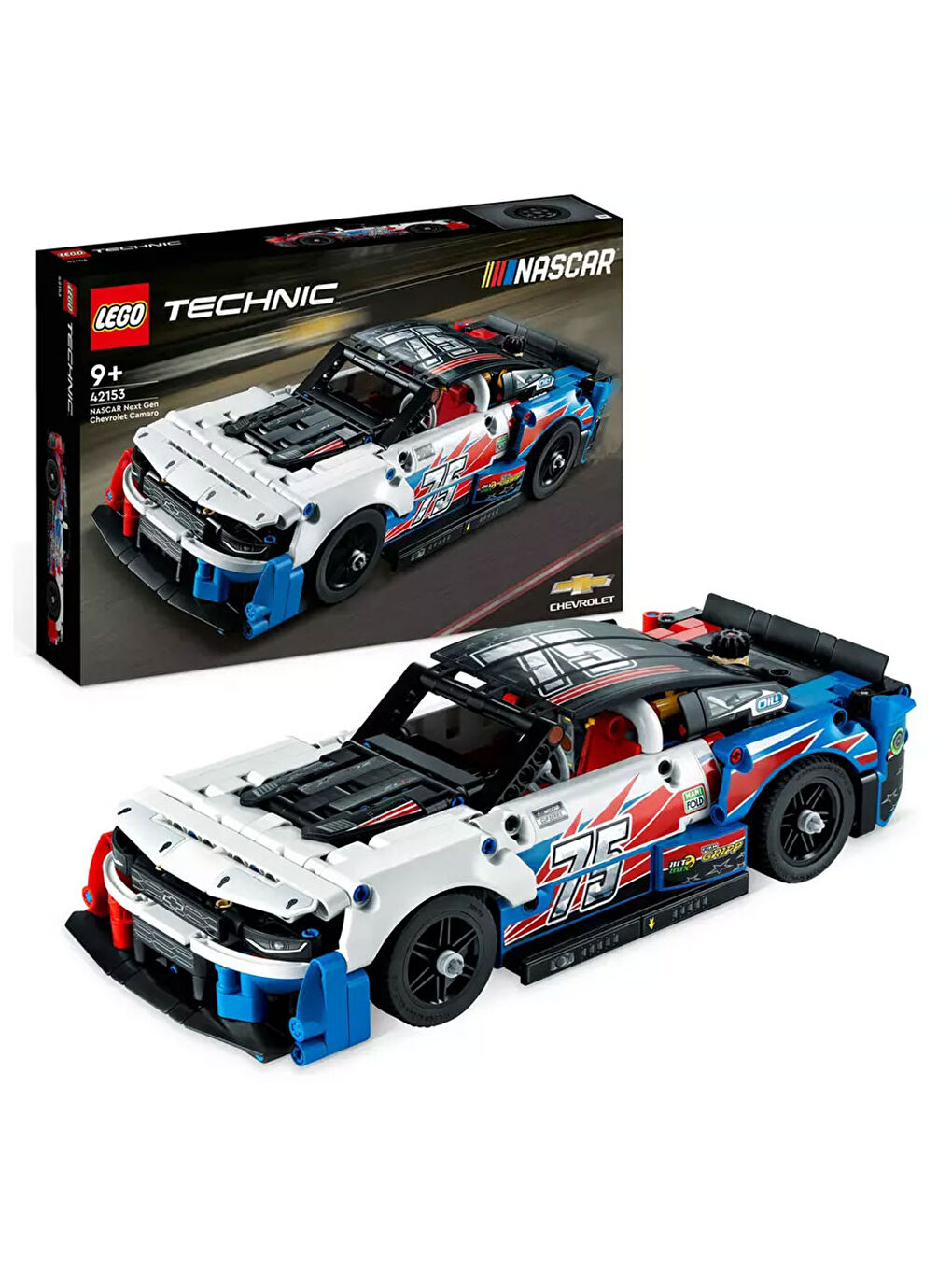 Lego Renksiz Technic NASCAR Nesil Chevrolet Camaro ZL1 42153