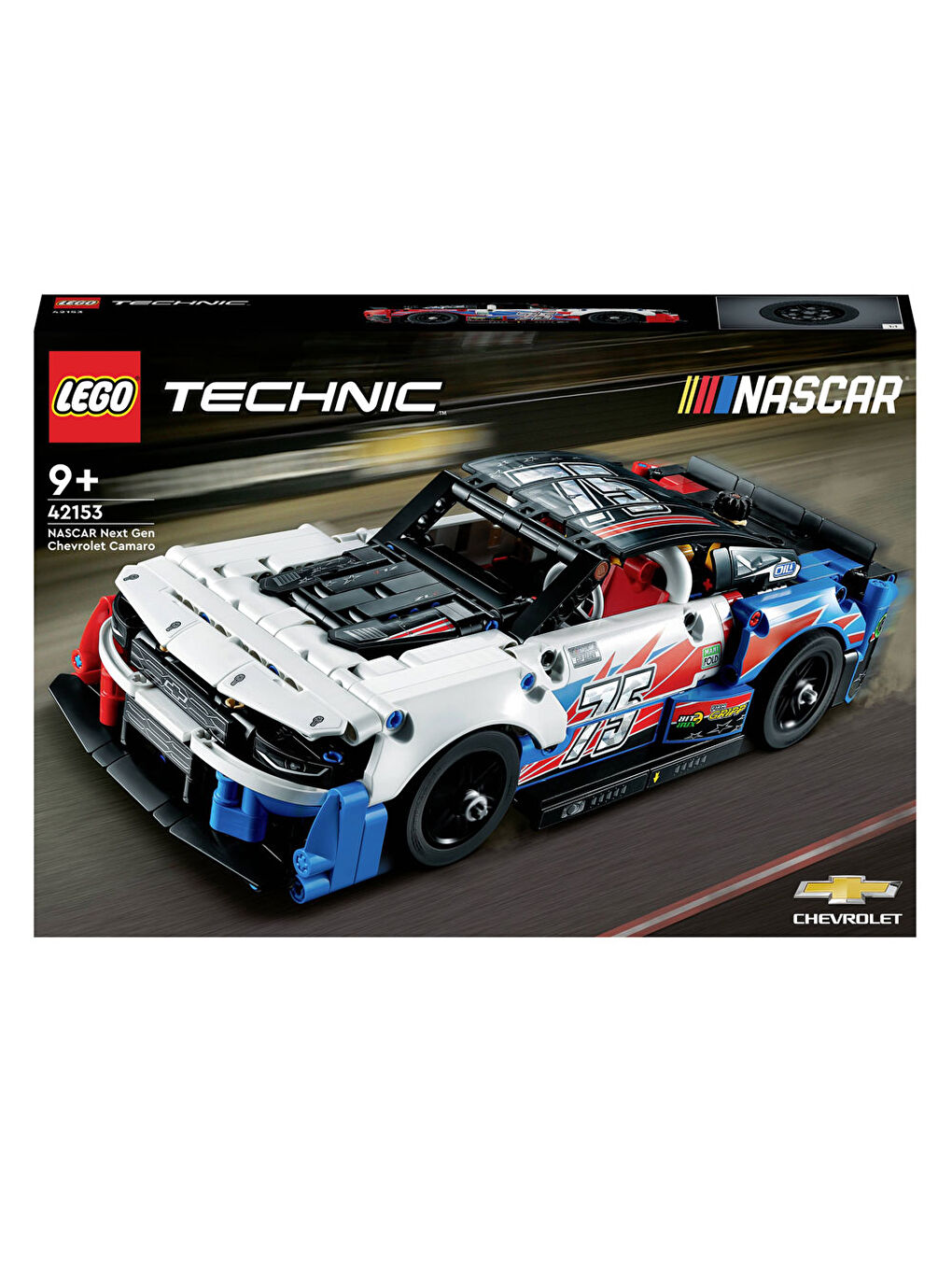 Lego Renksiz Technic NASCAR Nesil Chevrolet Camaro ZL1 42153 - 6