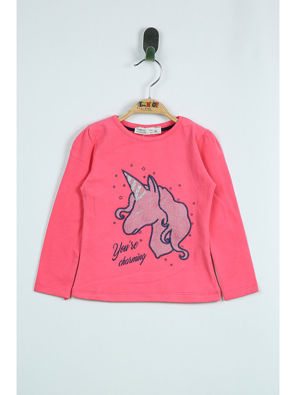 Toontoykids Fuşya Kız Çocuk Sweatshırt